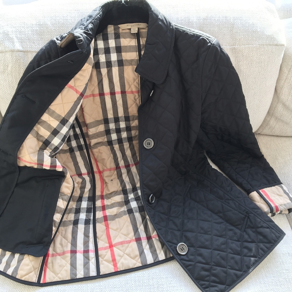 Burberry DiamondQuilted Jacket LIKE NEW Size Small